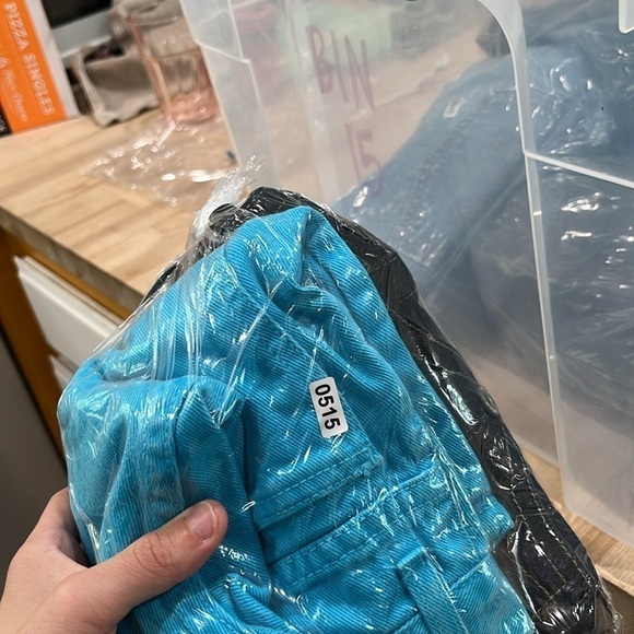 Bongo Vintage Blue Denim High Waisted Mom Shorts Size 5 - Picture 15 of 15